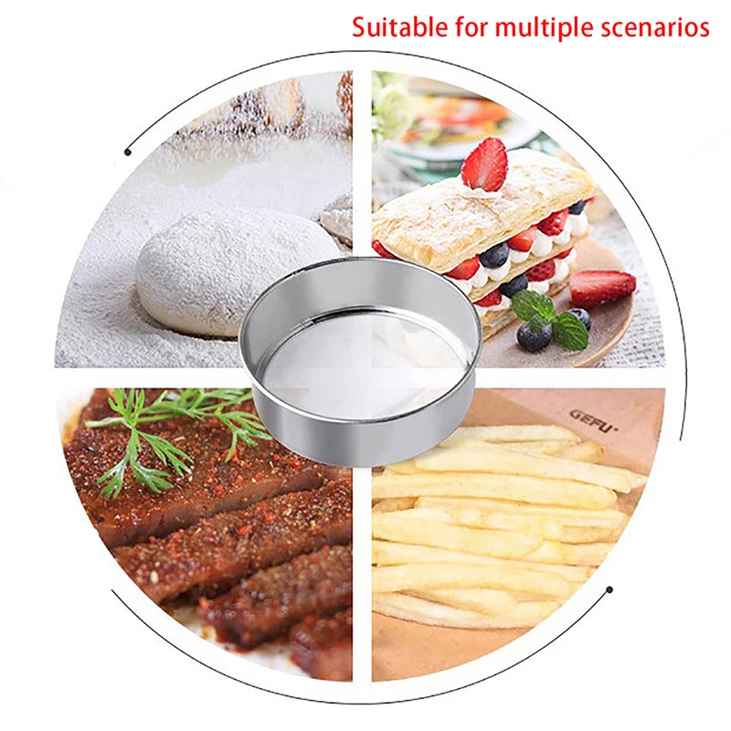 1pc Cooking Sieve for flour Tea pasta strainer tamis flours Mesh Rice pastry utensil