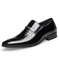 New 2024 Men Leather Shoes Business Classic Office Shoes for Men Crocodile Pattern Men Dress Shoes Breathable Brand Casual Shoes