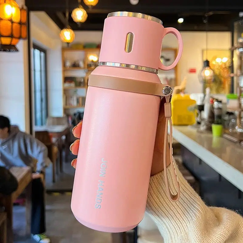 Large Capacity Stainless Steel Tumbler Mug Vacuum Flasks Insulated Coffee Cup Travel Thermos Cups Thermal Water Bottle for Tea