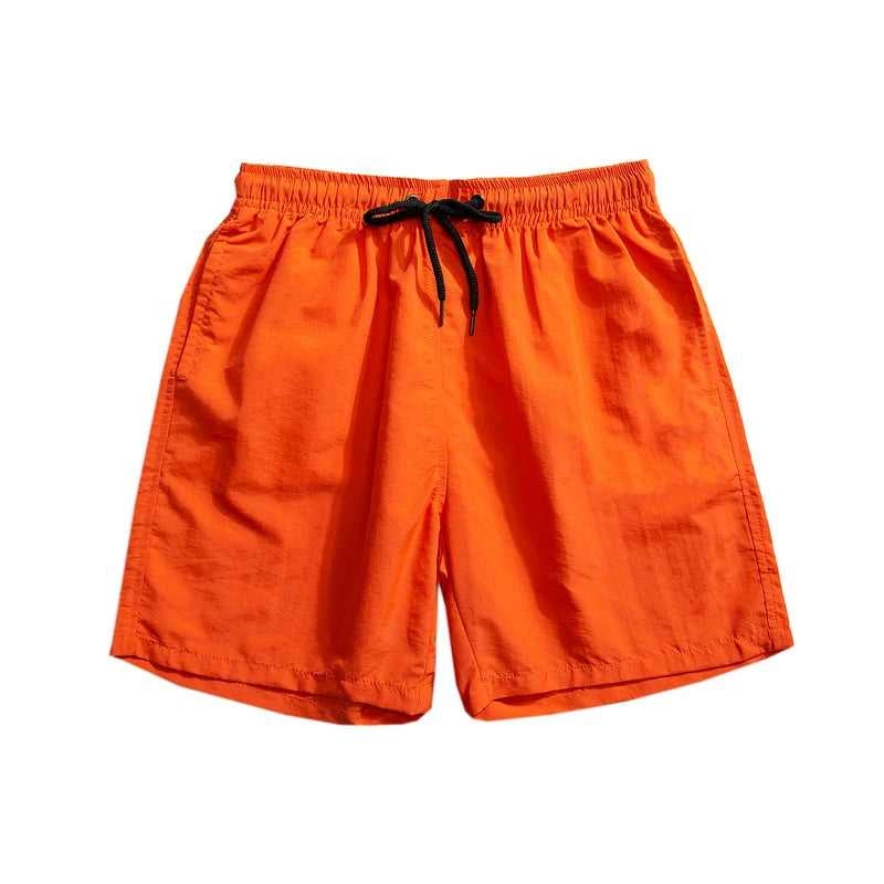 2023 Summer Men's Shorts Candy Colored Panties Beachwear Sports Fitness Pants Thin Quick Drying Casual Pants