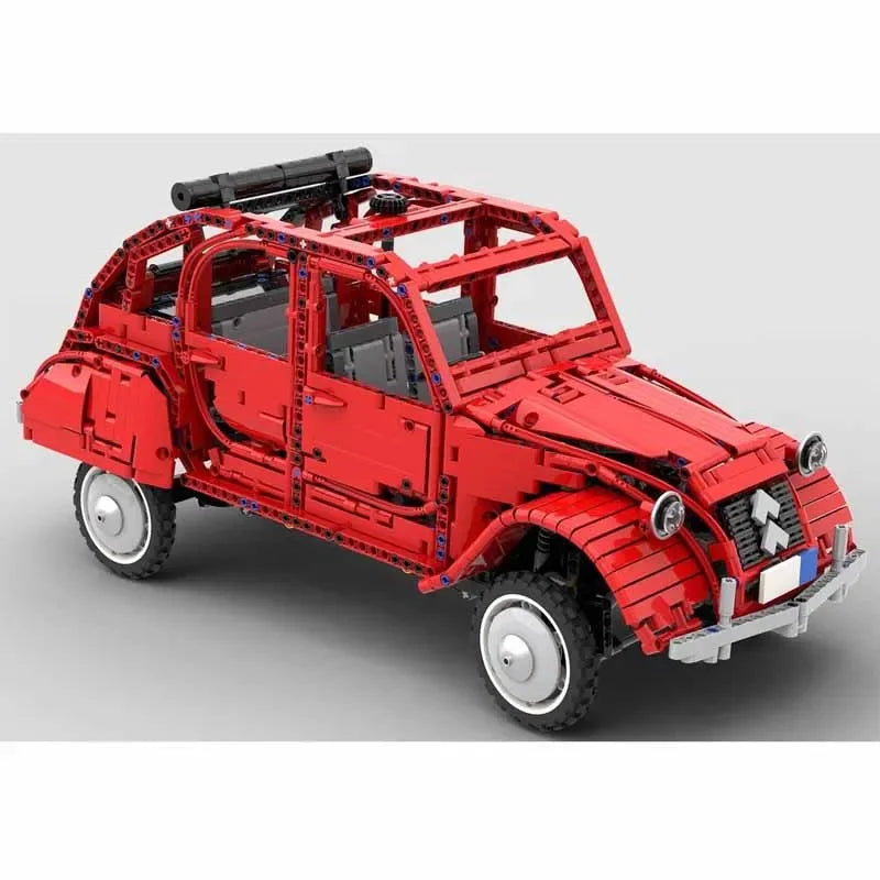 Classic Racing 2CV MOC-152745/152785 Car Building Block Toy Model Assembly Puzzle Toy Birthday Gift Christmas Gift for Kids