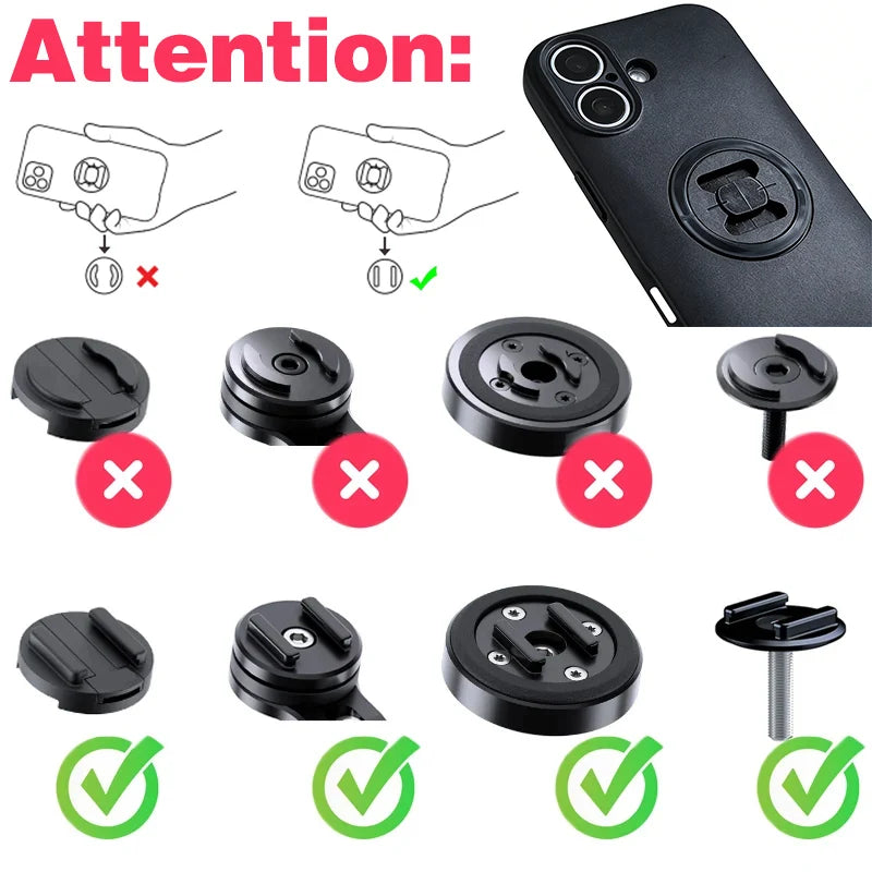 Phone holder Mobile Phone Case for iPhone 17 17Pro 17Air  17ProMax Motorcycle/Bike Moto Mount Cell Phone Cover Shockproof Case