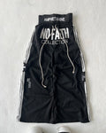 Y2K trendy Gothic English letter embroidered printed striped men sportswear pants retro Harajuku high Street punk casual pants