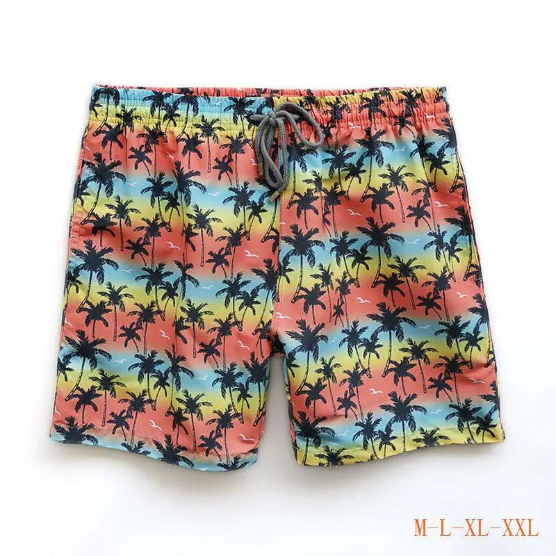 High quality New Summer Men Beach Board Shorts TORTUES HYPNOTIQUES Printed Swimwear Swim Party Bath Surf Bermudas Brand Pants