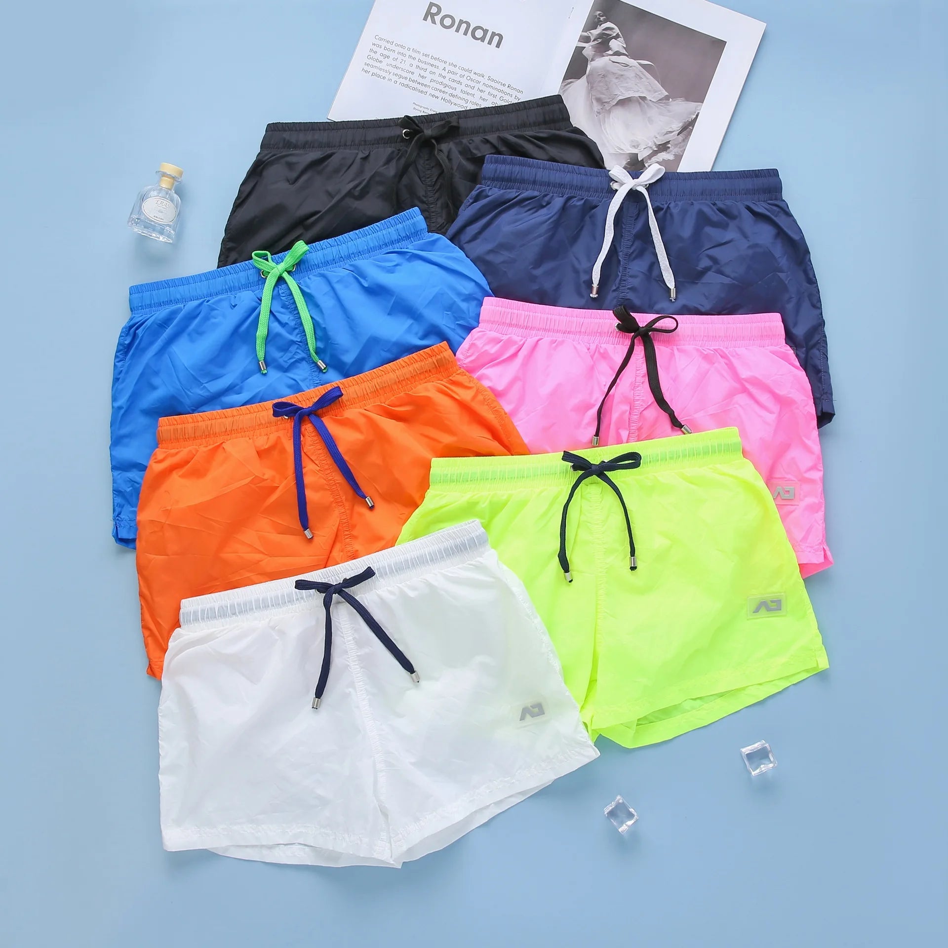 ADDICTED new quick-drying men's and women's shorts breathable casual beach sports loose couple swimming trunks tide AD4-M356