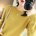 Women Sweater O-neck Autumn Winter BasicPullover Warm Casual Pulls Jumpers Korean FashionSpring Knitwear Bottoming Shirt 2026