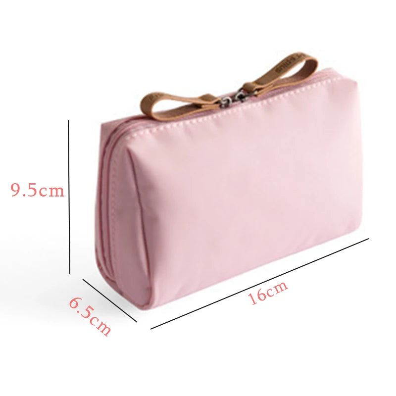 KPop Demon Hunters Small Make Up Bag Women Travel Makeup Brush Organizers Cosmetics Lipstick Waterproof Toiletry Clutch Bag