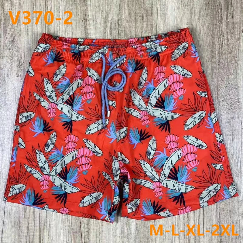 High quality New Summer Men Beach Board Shorts TORTUES HYPNOTIQUES Printed Swimwear Swim Party Bath Surf Bermudas Brand Pants