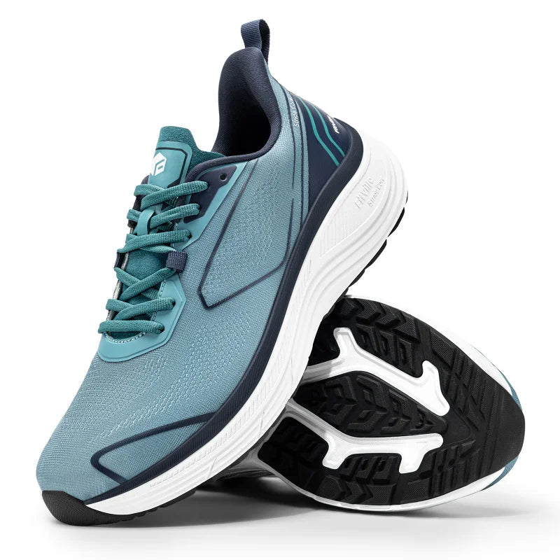Fitville Walking Shoes For Men Wide Design Sneakers Cushioned Tennis Running Shoe With Arch Support For Plantar Fasciitis Relief