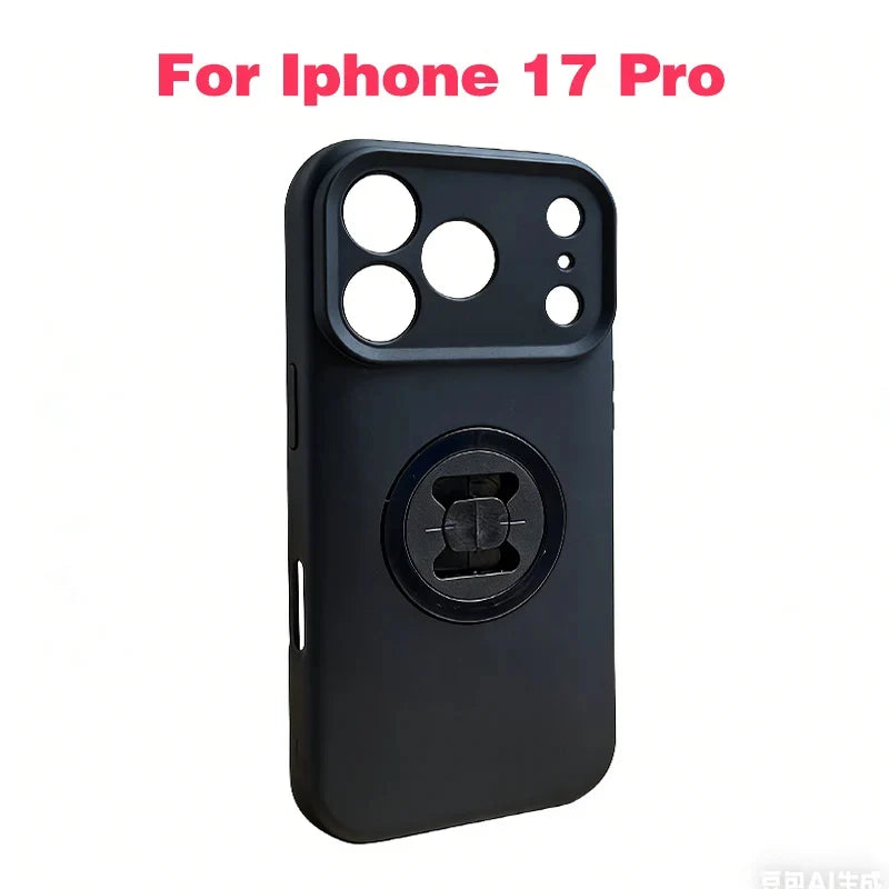 Phone holder Mobile Phone Case for iPhone 17 17Pro 17Air  17ProMax Motorcycle/Bike Moto Mount Cell Phone Cover Shockproof Case