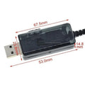 USB Boost Converter DC 5V To 9V 12V USB Step-up Converter Cable + 3.5x1.35mm Connecter For Power Supply/Charger/Power Converter