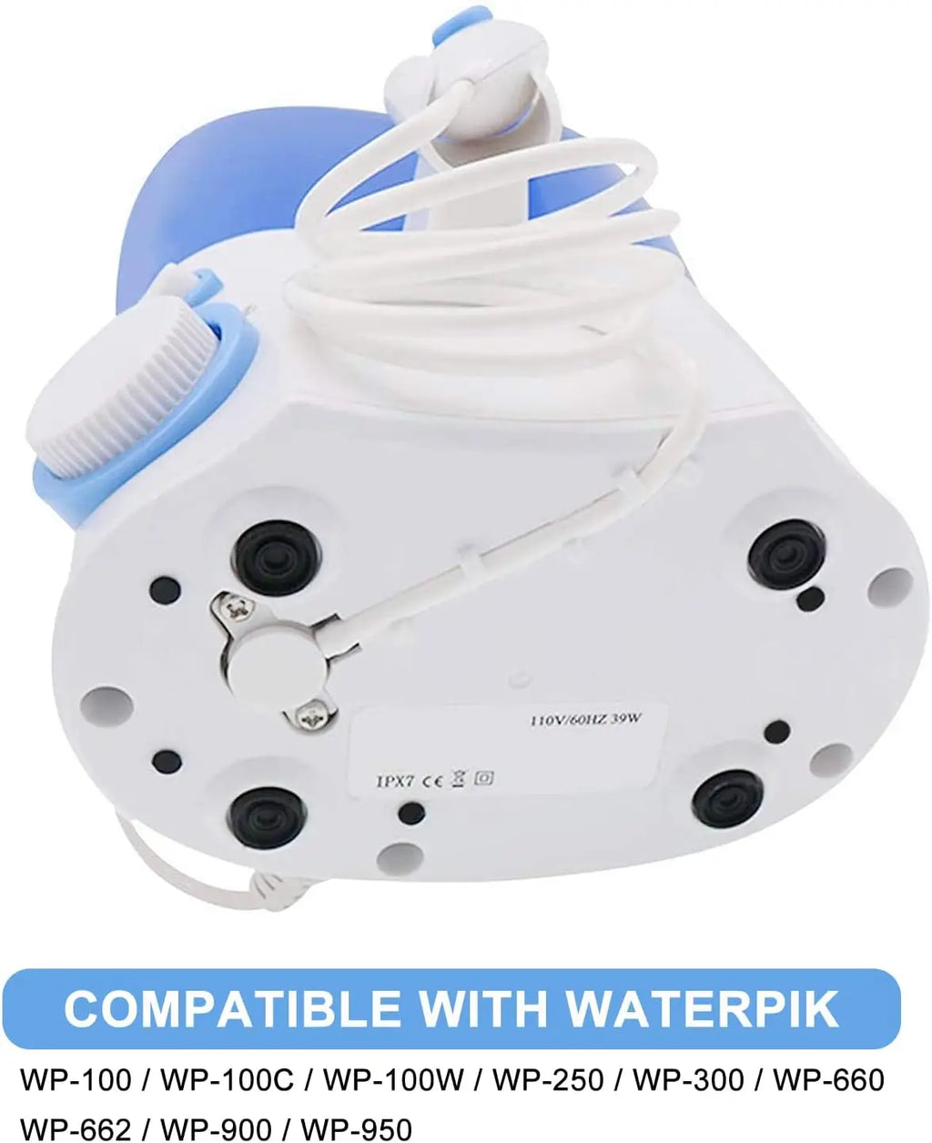 Replacement Hose Handle Parts Compatible with Waterpik Water Flosser WP-100 WP-140 WP-150 WP-900 Series Oral Irrigator Accessori