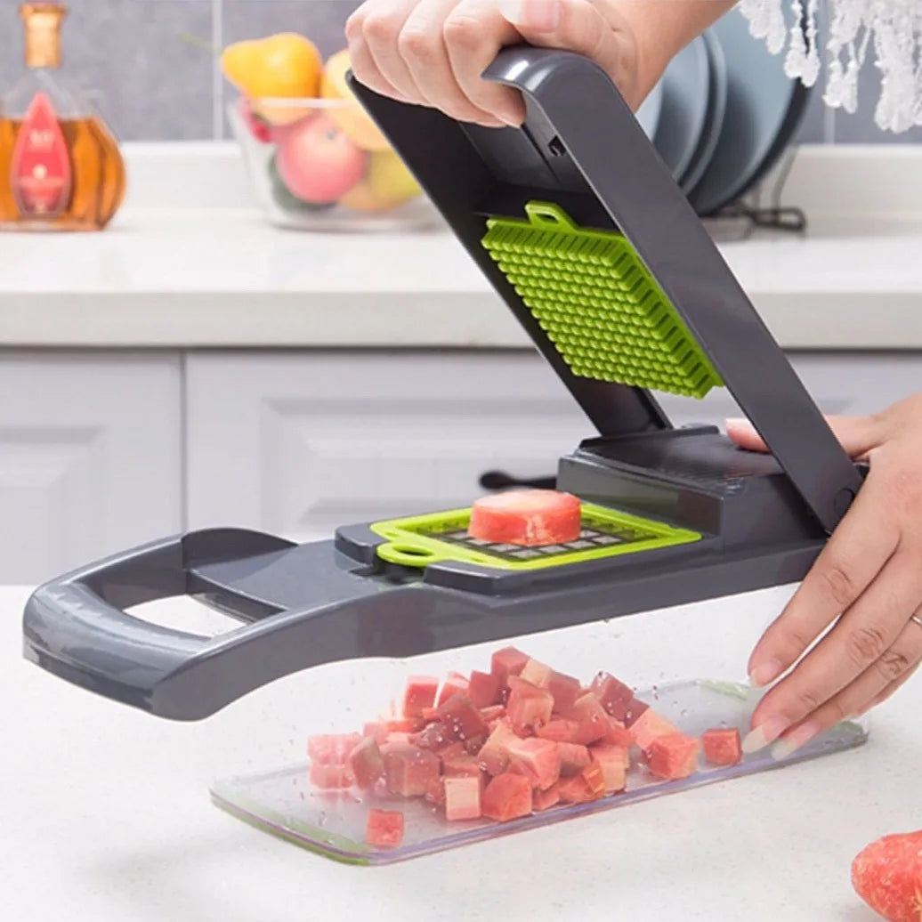 14/16 in 1 Multifunctional Vegetable Chopper Handle  Grate Food Chopper Kitchen Vegetable Slicer Dicer Cut Potato Shredder