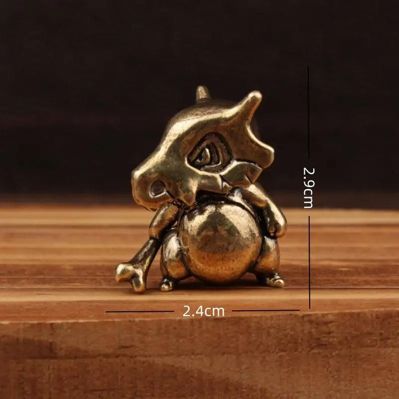 In Stock Anime Small Ornament Brass Creative Ornament Small Ornament Brass Craft Charizard Blastoise Ornament