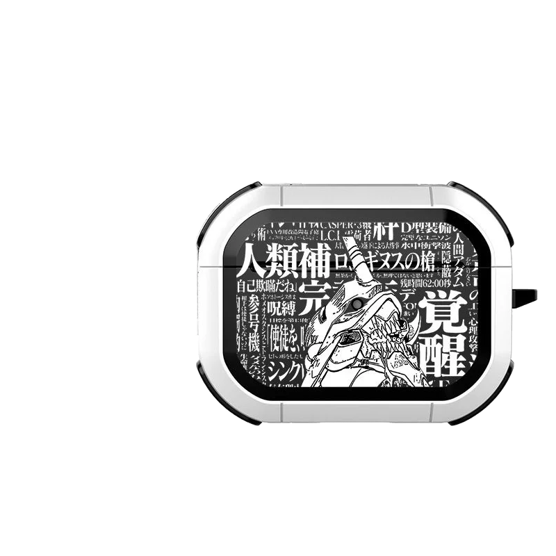 NEON GENESIS EVANGELION EVA-01 TEST TYPE AirPods Pro 1 2 3 4th Gen Earphone Cover Creative High Value Cartoon Earphone Case