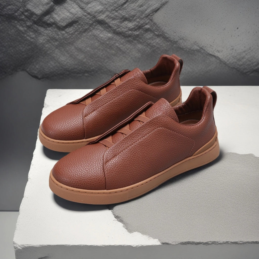 Luxury Brand Men's Shoes Handmade Casual Sneakers Business Slip-on Shoes Anti-slip Breathable Sports Shoes Loafers Holiday Gifts