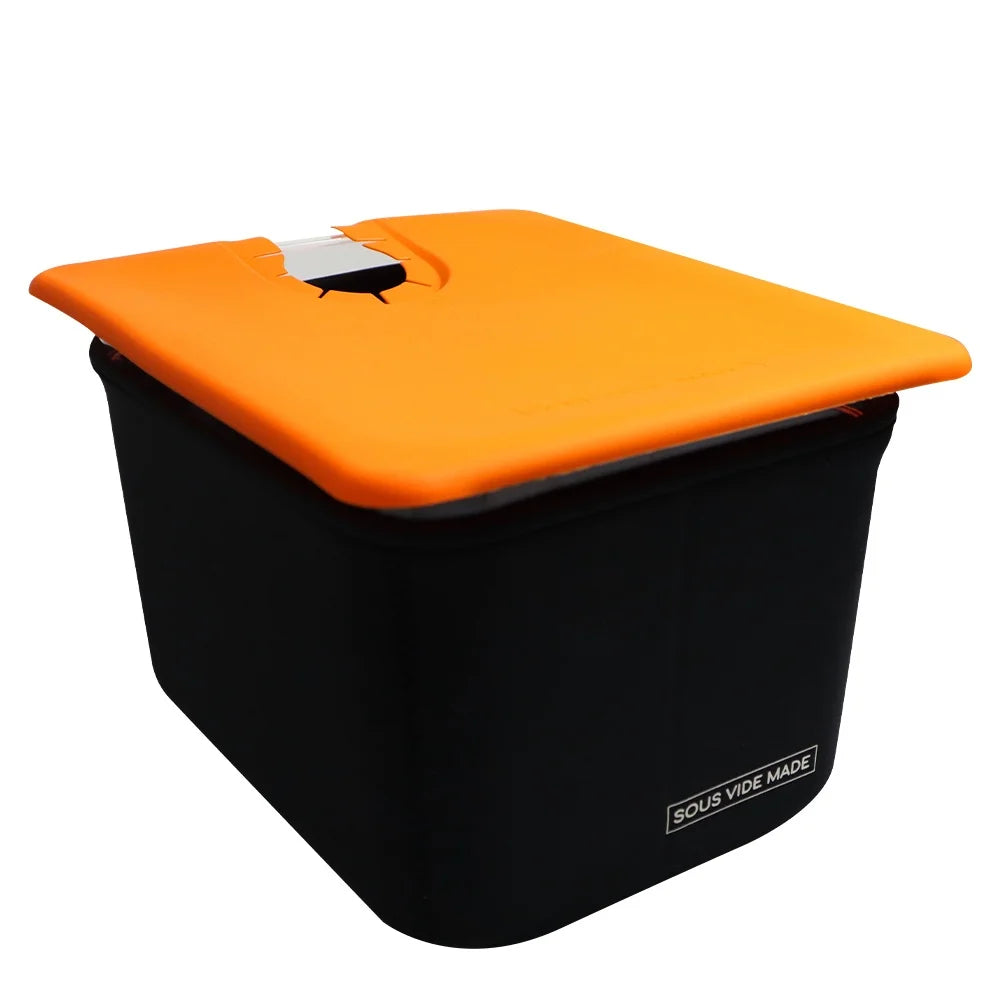 Mutifunctional 11L Sous Vide Container with Foldable Silicone Lid Container Cover Compatible with All Sous Vide Cookers