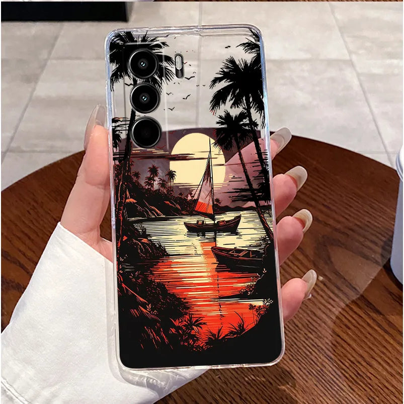 For Itel Power 70 P673L Case Clear Luxury Cute Love Rabbit Funny TPU Soft Silicone Phone Casing For Itel P70 Power70 Back Cover