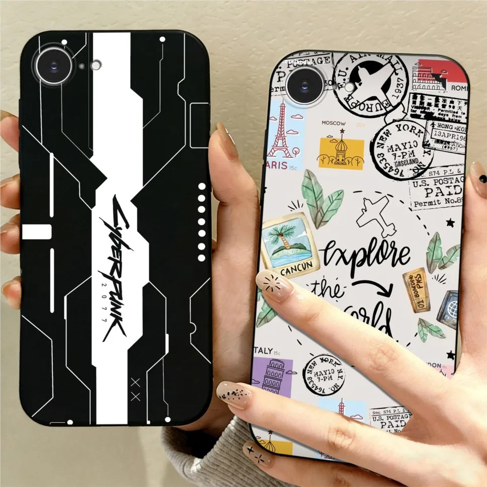 New Design For iPhone 16e 17e 2026 Phone Case Full Protection Silicone Shell For iPhone17E 16 E Back Cover