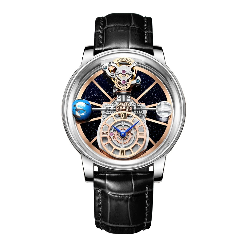 HAEMMER 2025 new top brand luxury fashion casual business quartz watch astronomy waterproof watch Relogio Masculino+Box