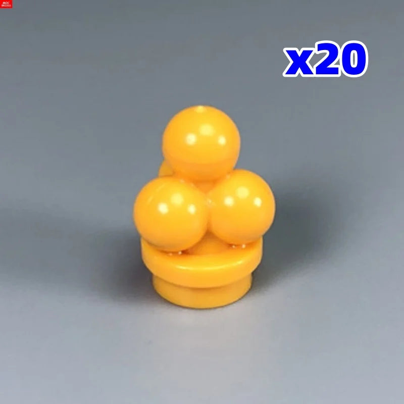 MOC Bricks Sugar Ice Cream Sweet Italian Food Dessert City Street Educational DIY Building Blocks Children's Toys Plastic Dolls