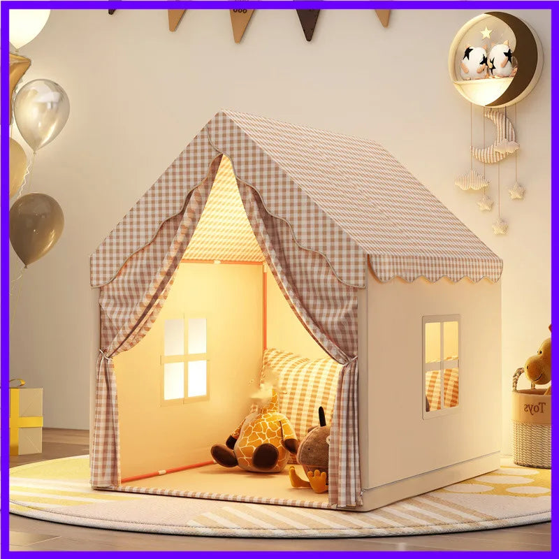 Children's Play Tent Toy Princess Castle Tent Portable Folding Playhouse Tents Christmas Birthday Gift for Girls Boys
