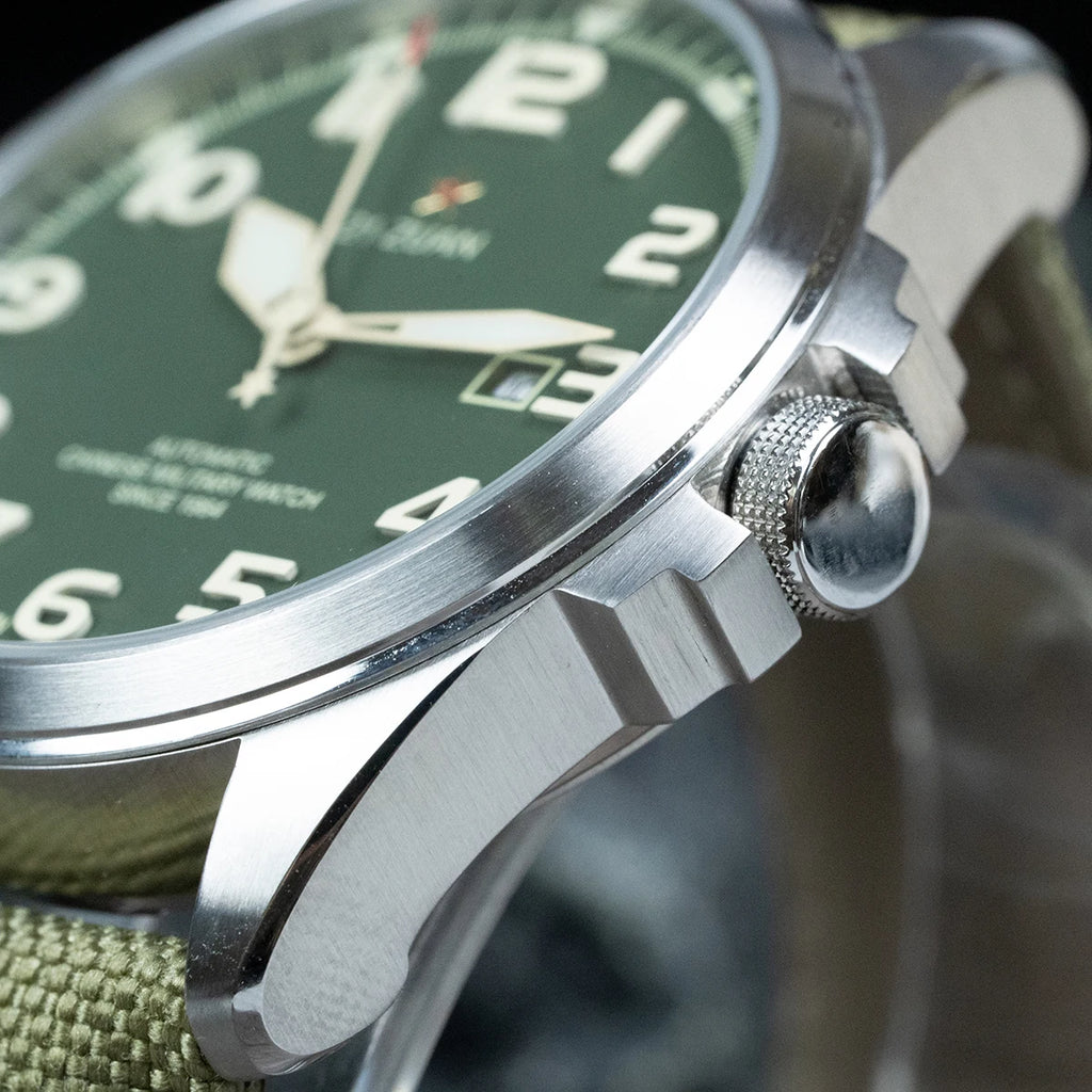 Sea-Gull Military 43mm Mechanical Men's Watch ST16 Automatic Luminous Watch Calendar 316L Stainless Steel Sapphire Watches D581