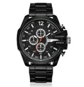 CAGARNY 6839 Luxury Steel Strip Quartz Men's Watch Calendar Luminous Large Dial Mens Watches Relogios Masculino Montres Hommes
