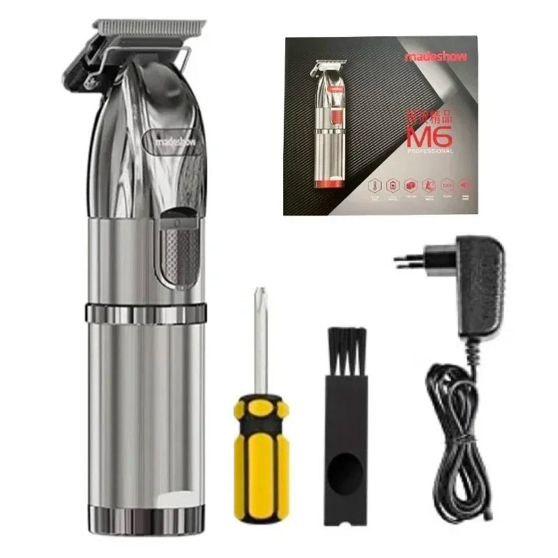 MADESHOW M6 MADESHOW M6 Finishing HAIR CLIPPERS Cordless Hair Trimmer For Men All Metal Hair Cutting Machine Haircut Machine