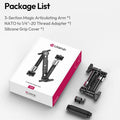 Ulanzi TA10 43cm Magic Articulating Arm with 1/4" 3/8" Screw Hole Mount NATO 3 Section for DSLR Monitor Light Camera Accessories