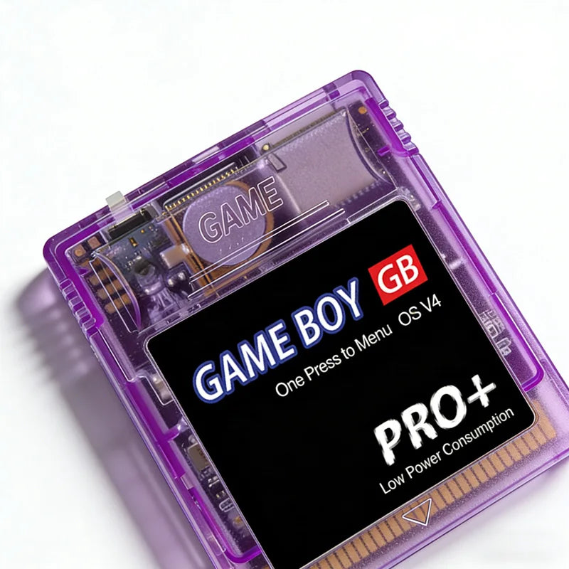 GBC Game Card Gameboy Card OS V4 2000 in 1 With 4GB TF Card Game Card For GB GBC GBA SP GBM GBP Game Consoles