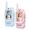 2PCS  Video Walkie Talkies for Kids Rechargeable Toddler Toys  for Indoor Camping Travel  Birthday Gfits for Kids Ages 3-12