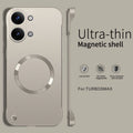 For POCO X8 pro/X8 pro Max Case Luxury Frameless Metal Magnetic PC Cover For POCO X8 PRO MAX Shockproof Bumper Funda