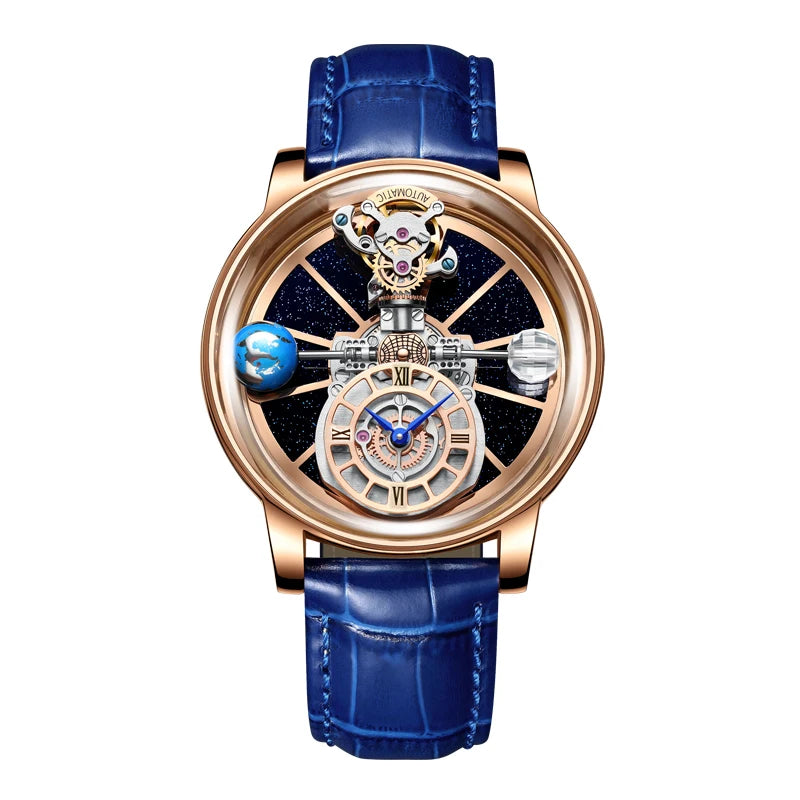 HAEMMER 2025 new top brand luxury fashion casual business quartz watch astronomy waterproof watch Relogio Masculino+Box