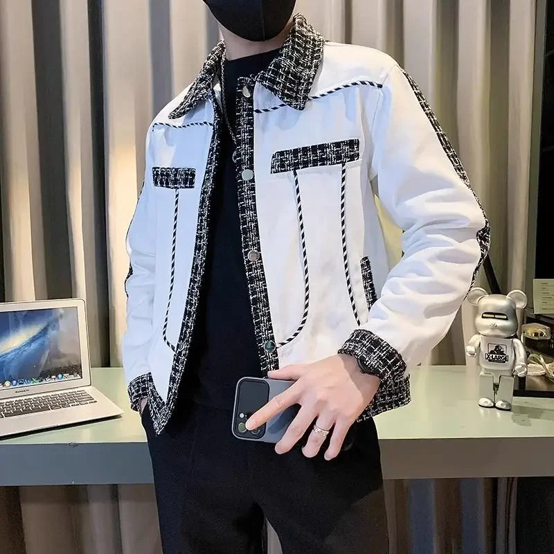 New In Male Coats Casual Spring Autumn Men's Jackets Original Brands Deals Clothing Fashion 2025 Harajuku Korean Reviews Many