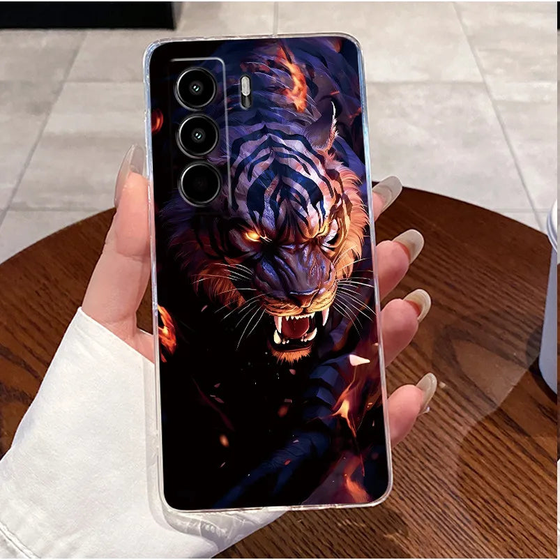 For Itel Power 70 P673L Case Clear Luxury Cute Love Rabbit Funny TPU Soft Silicone Phone Casing For Itel P70 Power70 Back Cover