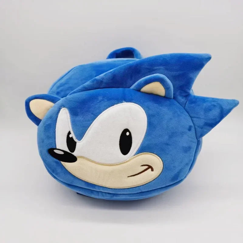Sonic Plush Backpack Supersonic Mouse Hedgehog Sonic Kid Nak Doll Soft Stuffed Plush Children's Christmas Toys Birthday Gifts