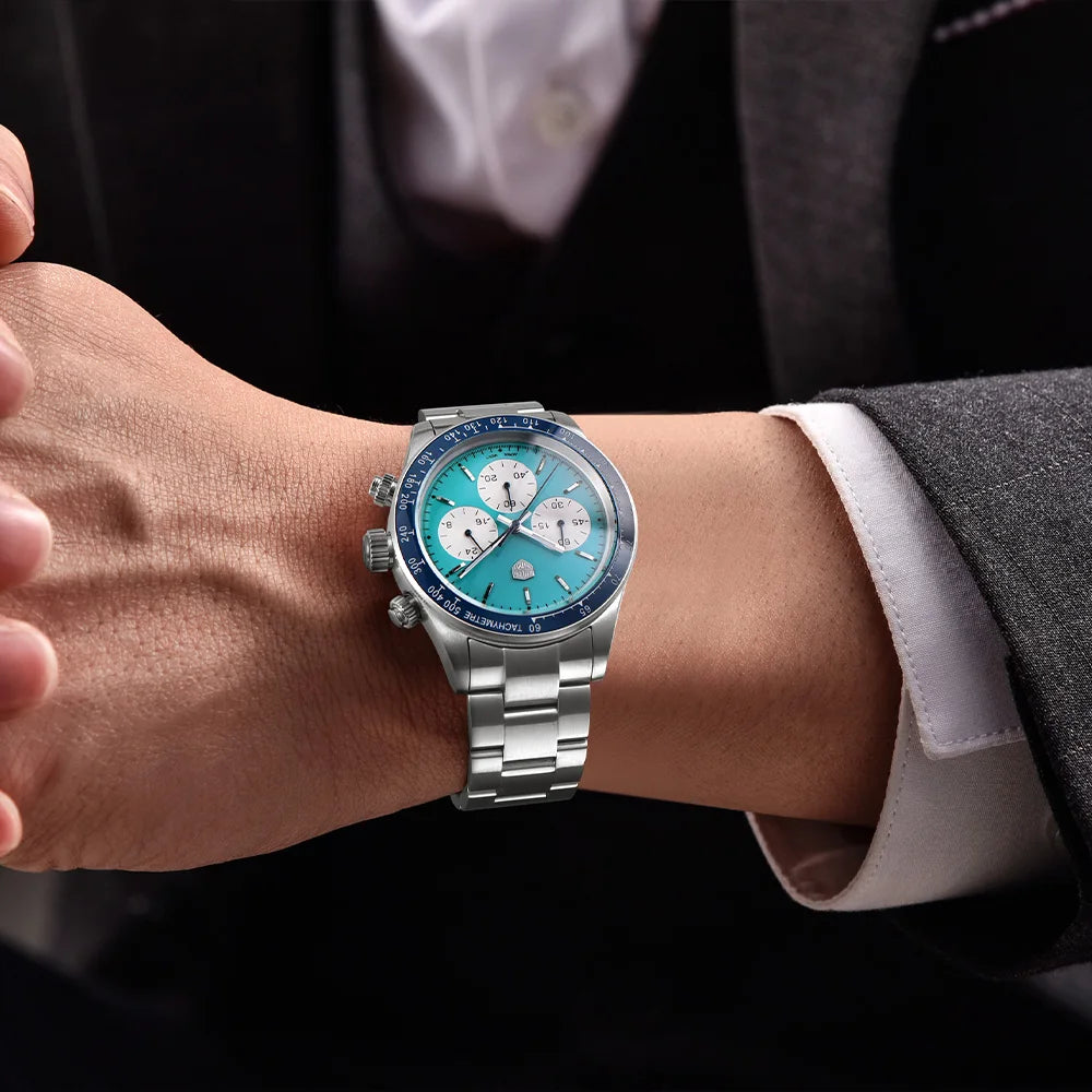 2026new men's watch RollsTimi luxury Quartz VK63 Movt Chronograph men's top AR Sapphire diving limited edition men's watch reloj