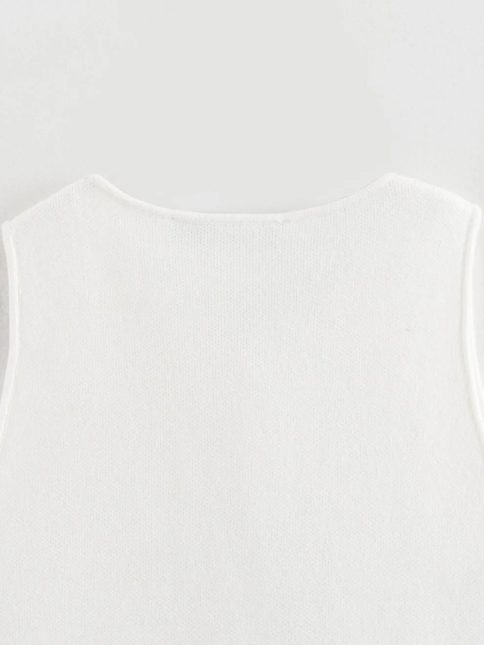 2025 Summer Women's Streetwear Knitted Crop Tops Buttoned Blouses & Strapless Tank Tops for Casual & Party Wear