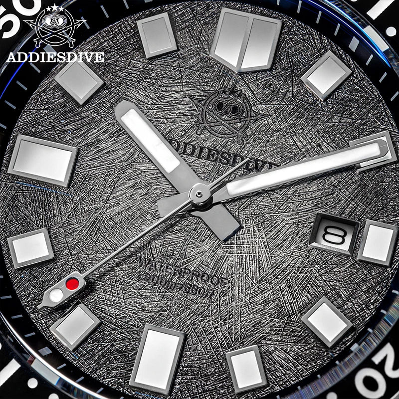 ADDIESDIVE Men Watch Sapphire Glass AR Coated Quartz Watches Luminous 200m Waterproof Turtle Diver Watch Reloj Hombre AD2511