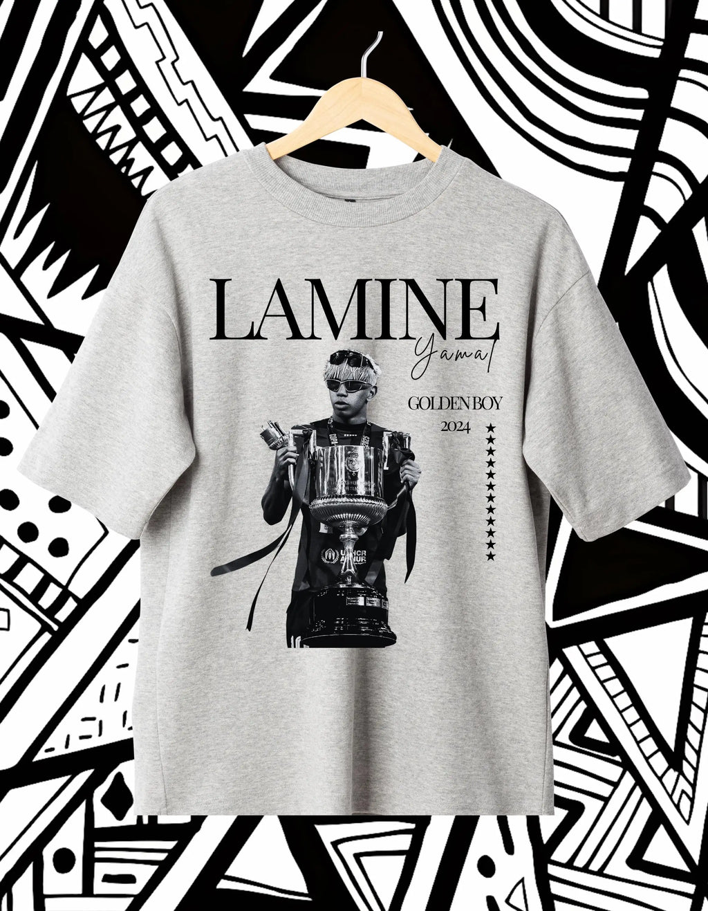 Summer Lamine Yamal T-shirt Design: 100% Pure Cotton Printed Y2k Cool Casual Breathable Street Fashion Top for Both Men Women
