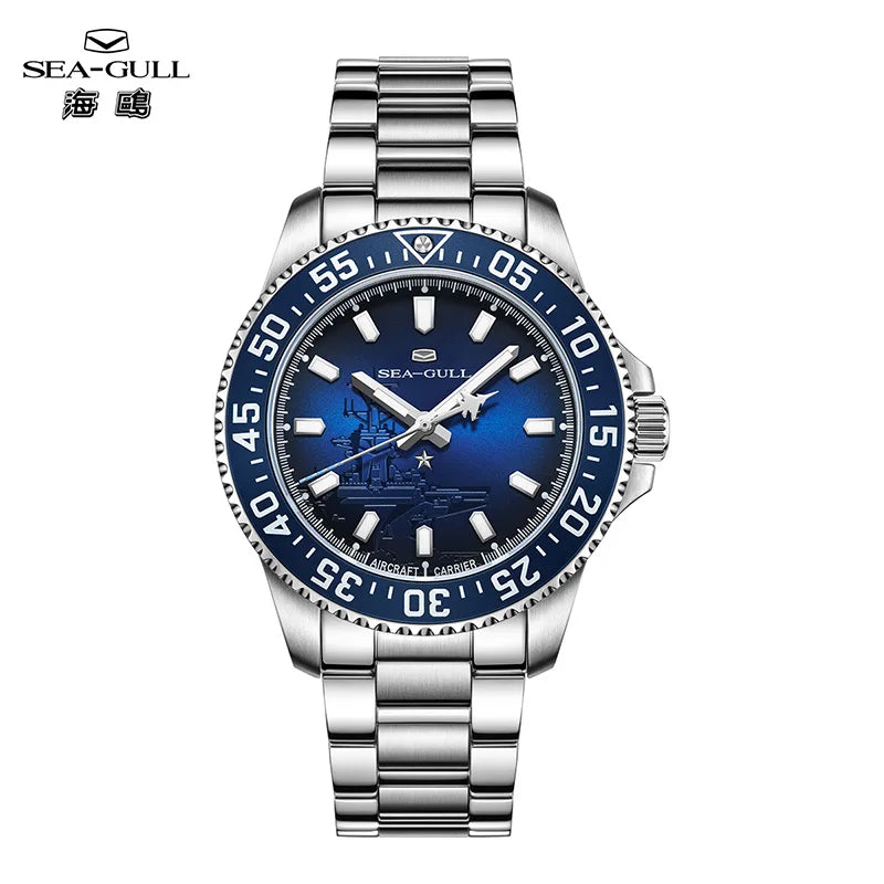 Seagull Ocean Series Watch Mechanical Automatic Watches 44mm Divers Watch 200 Meters Waterproof Luminous Wristwatches 1083 reloj