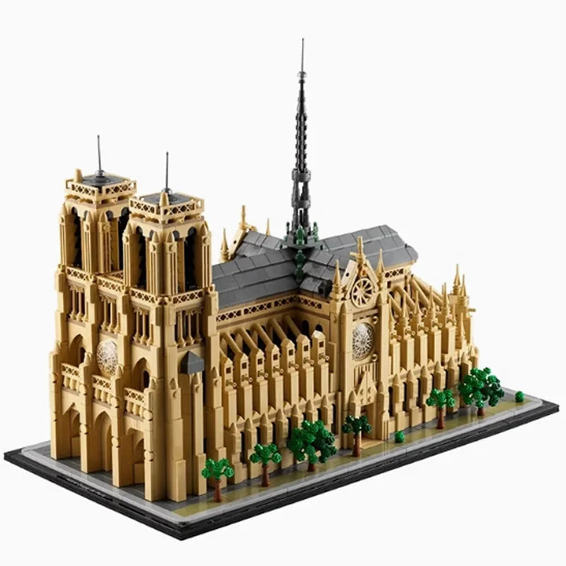 2025 New Notre Dame de Paris World Famous Architecture Model Building Block Bricks Educational Toys Gift for Adult Kids