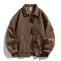 Autumn Oversize Bomber Jacket Men Zip Up Baggy Coat Fashion Korean Streetwear High Quality Outerwear Clothing Male Plus Size 3XL