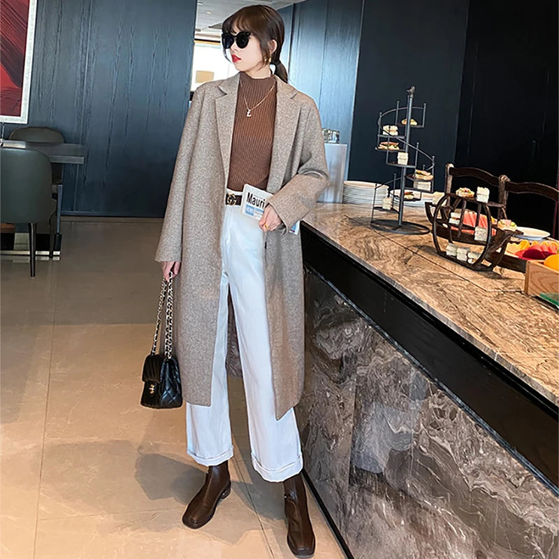 New Women's Elegant Solid Basic Knitted Tops Women Turtlneck Sweater Long Sleeve Casual Slim Pullover Fashion Simple Chic Tops