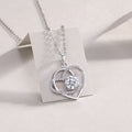 1Heart To Heart - A Fashionable And Luxurious Diamond Jewelry Pendant Set With 1-carat Moissan Diamond S925 Sterling Silver And Platinum Plating Prohibit TikTok sales