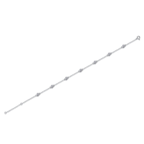 1Smart Bubble Luxury Fashion Mossan Diamond S925 Silver Bracelet Comparable To Natural Diamonds Prohibit TikTok sales