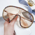 Diamond-embedded Sunglasses Outdoor Photography Sunglasses
