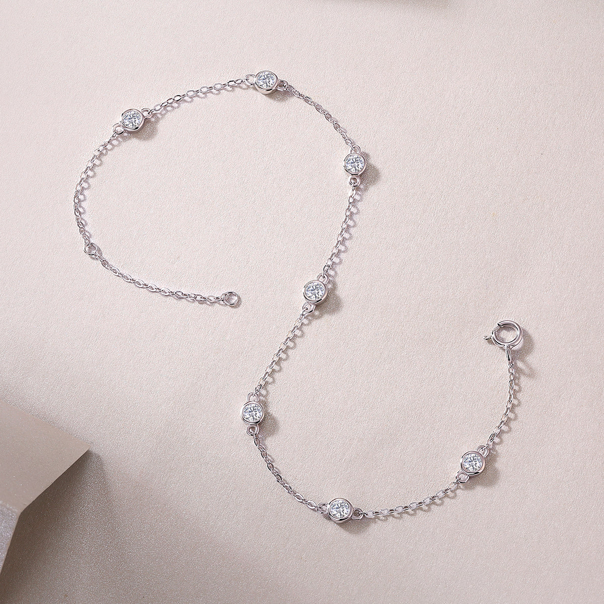 1Smart Bubble Luxury Fashion Mossan Diamond S925 Silver Bracelet Comparable To Natural Diamonds Prohibit TikTok sales
